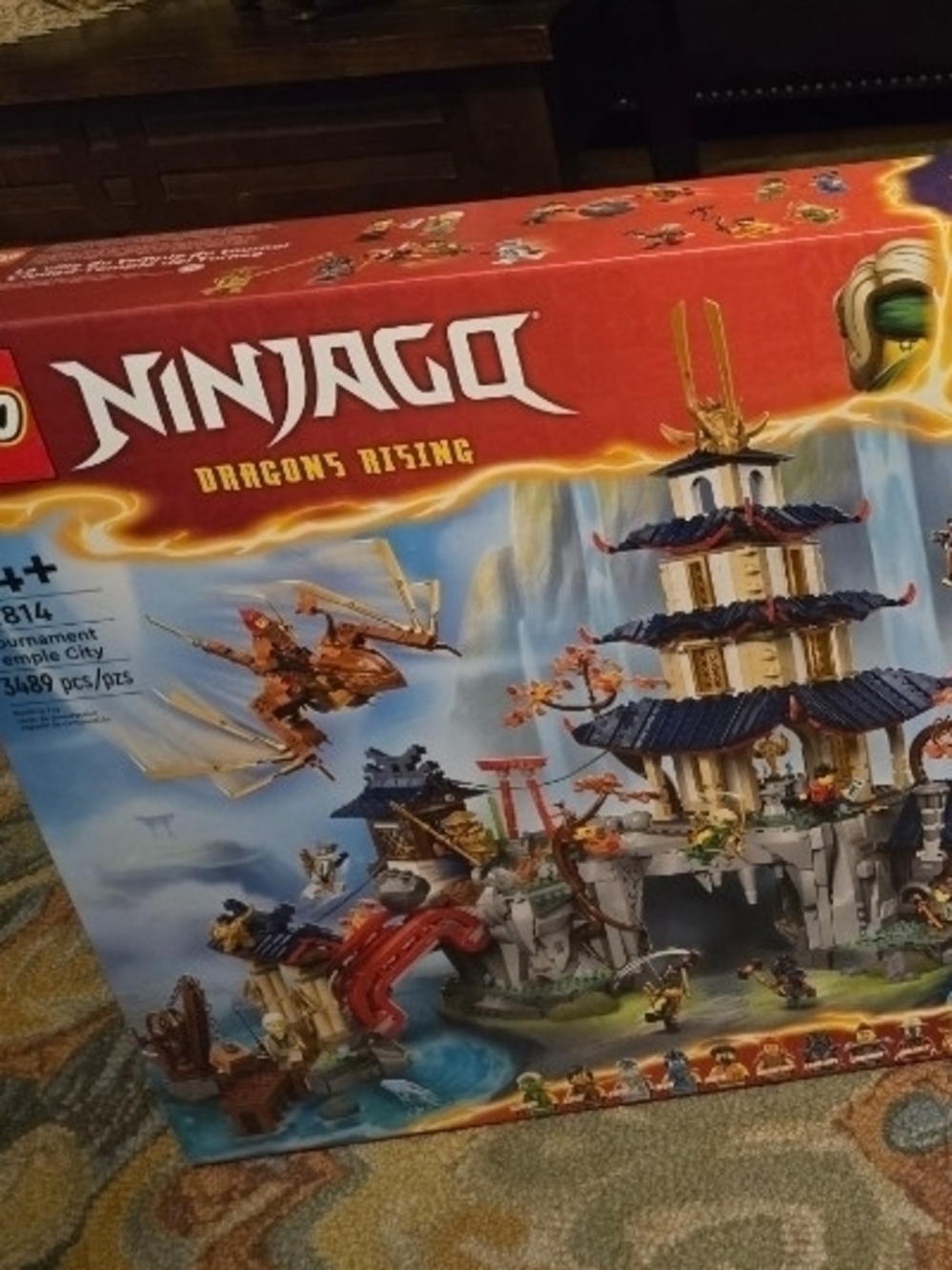Lego Ninjago Dragons Rising Temple City Playset - Red, Blue, White